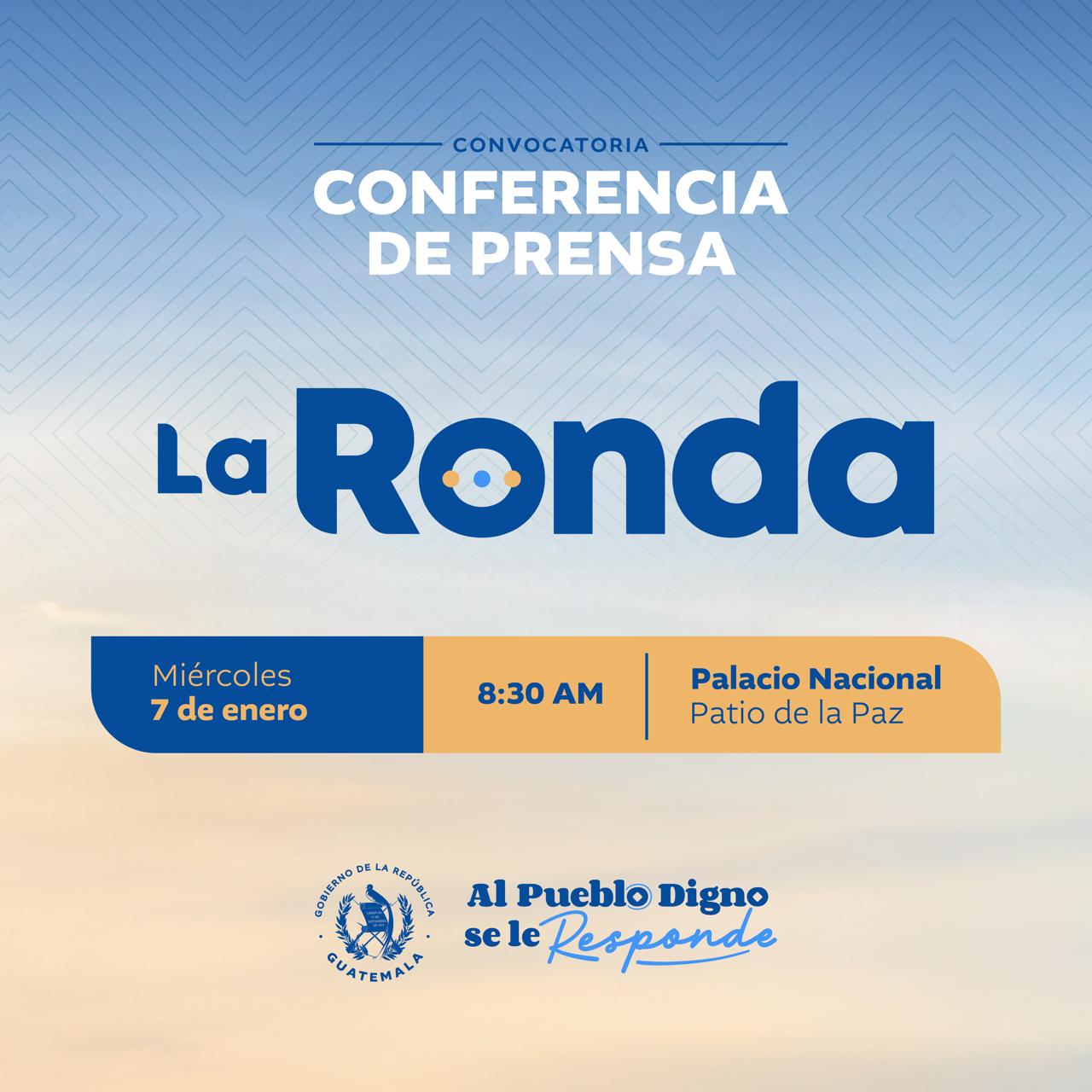 EN VIVO | Presidente Arévalo lidera La Ronda desde el Palacio Nacional de la Cultura