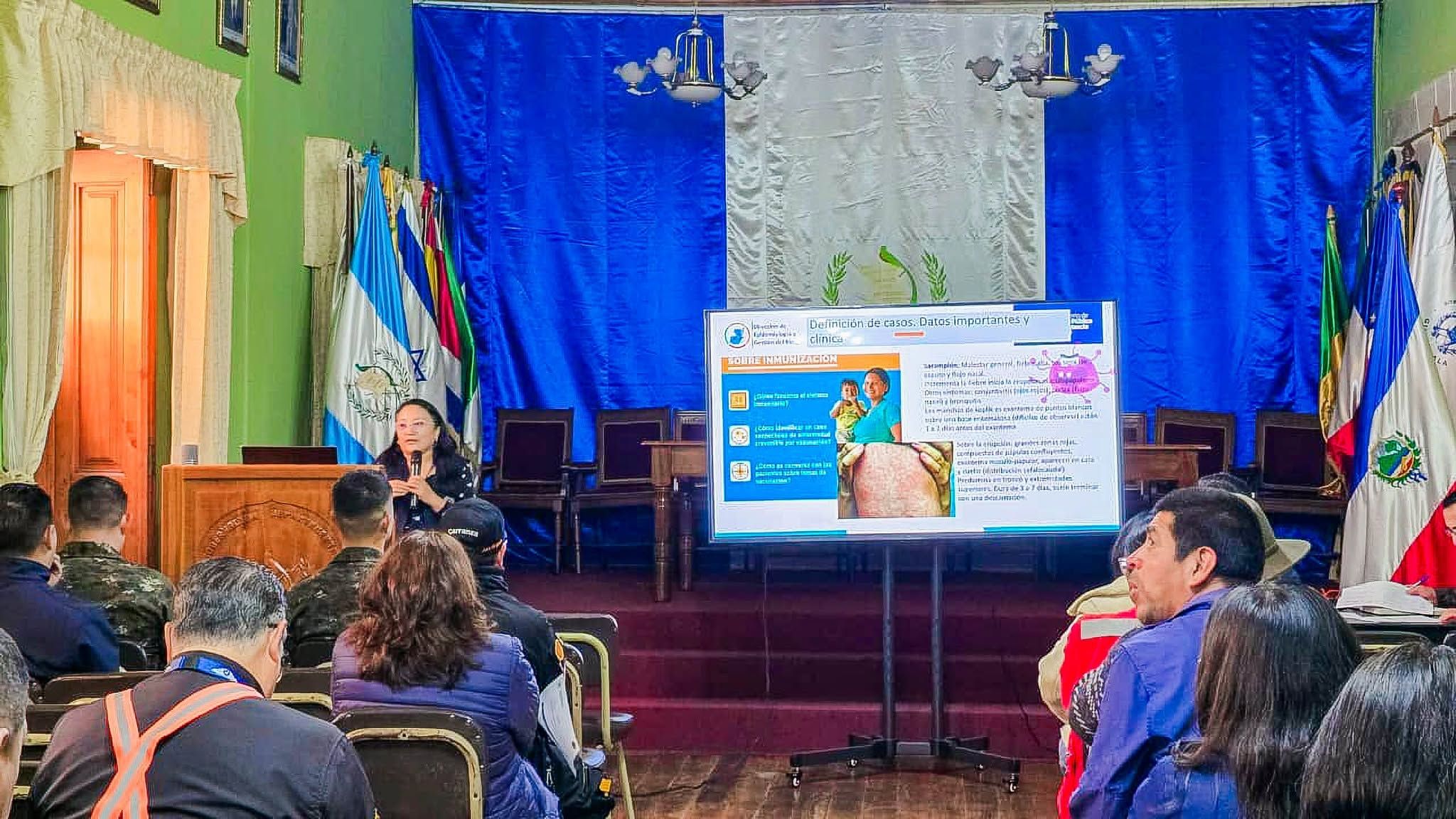 Refuerzan acciones para la prevención de sarampión en Quetzaltenango