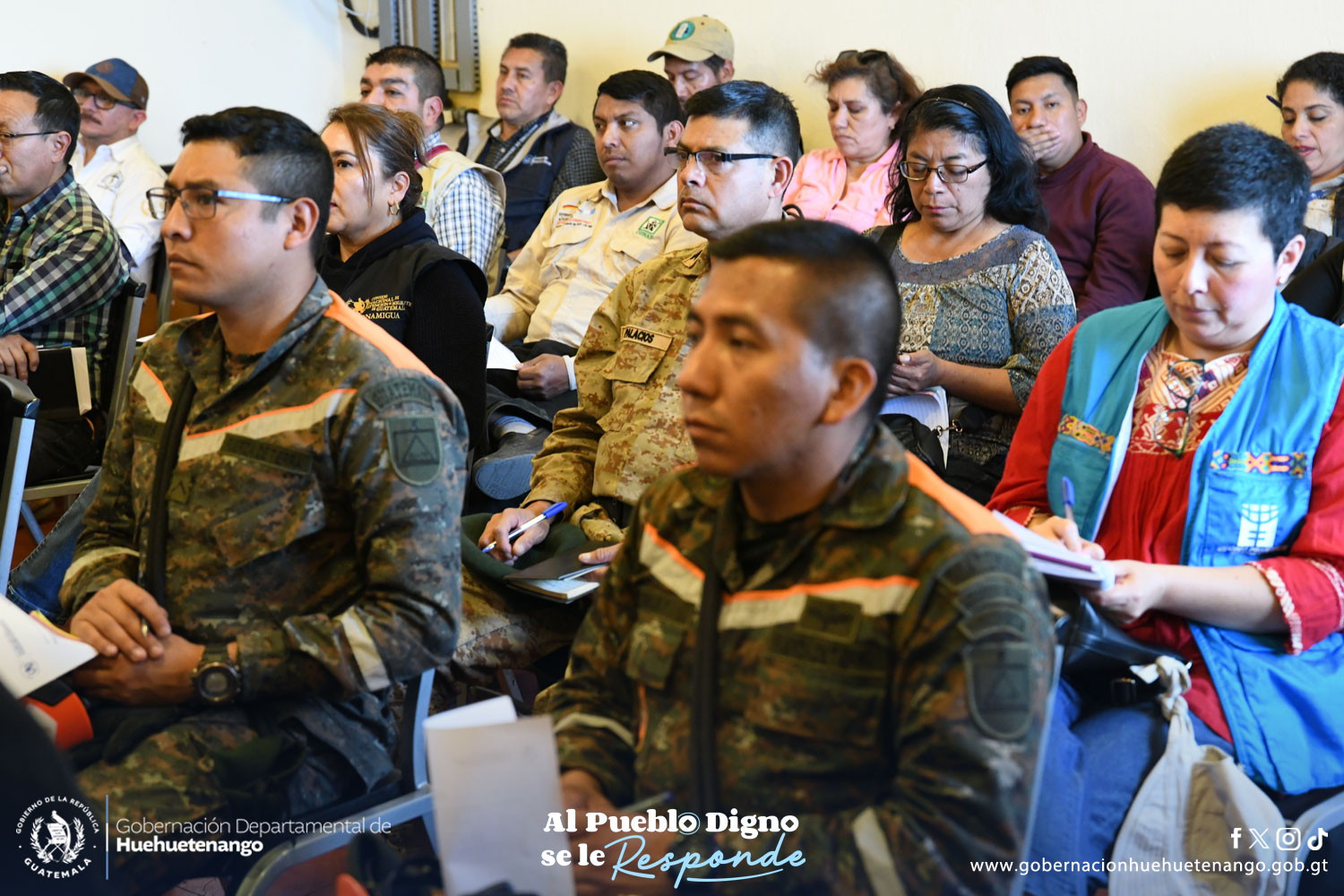 Huehuetenango se prepara para el Simulacro Nacional de Sismo 2026