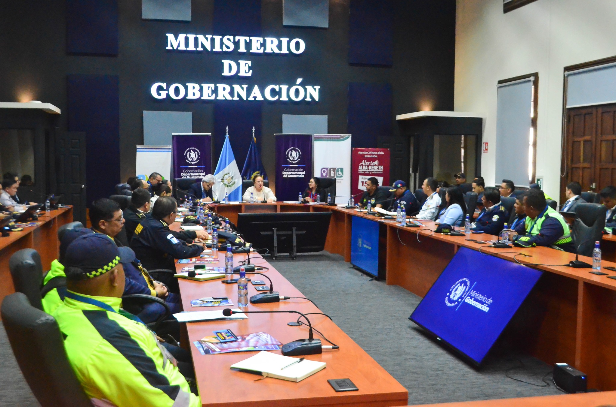 Sigue la coordinación interinstitucional en seguridad ciudadana y prevención de la violencia en el departamento de Guatemala