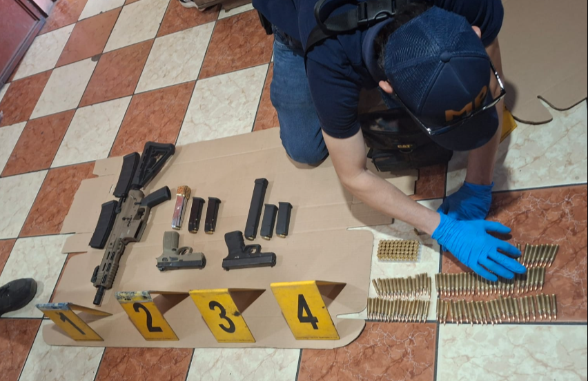 Incautan armas y droga en Escuintla en el marco de la Operación Centinela