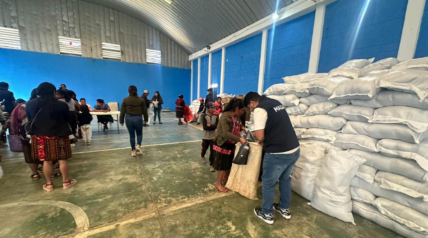 Más de 22 mil familias recibirán raciones alimentarias a través del MAGA