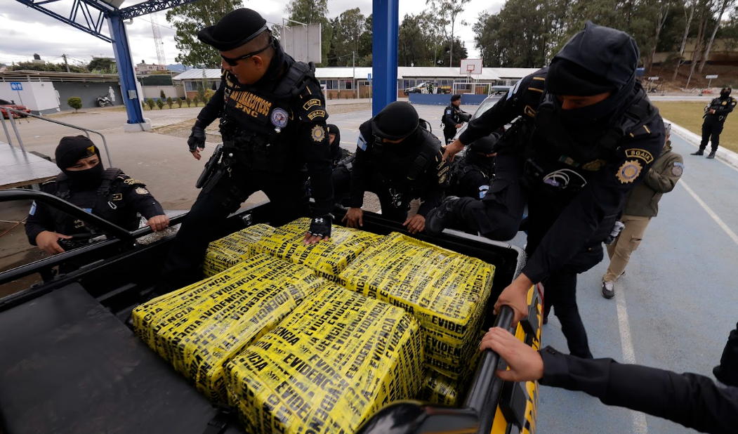 Guatemala logra la mayor incautación de cocaína de los últimos 12 años