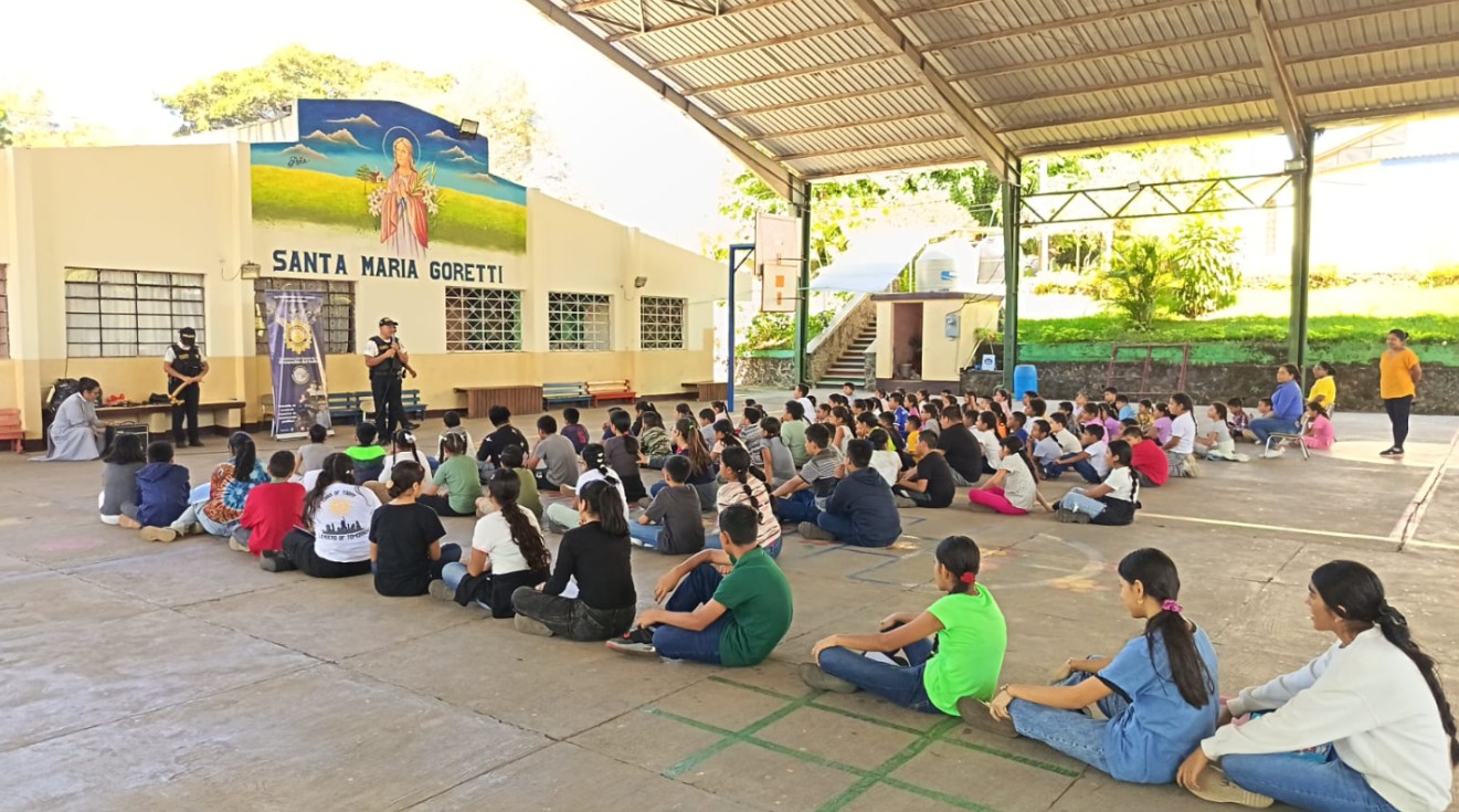 PNC fortalece la prevención de la violencia en centros educativos de Cuilapa, Santa Rosa