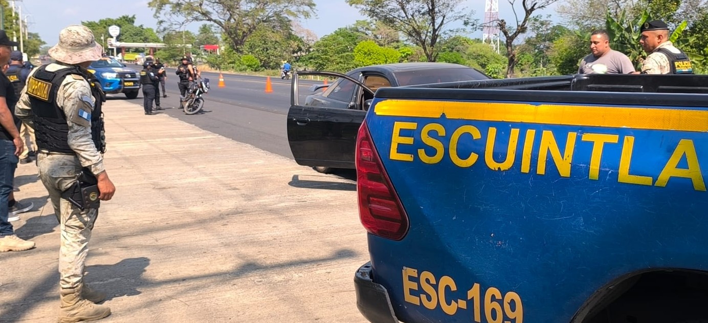 Operación Centinela: Mantienen operativos de seguridad en los municipios de Escuintla
