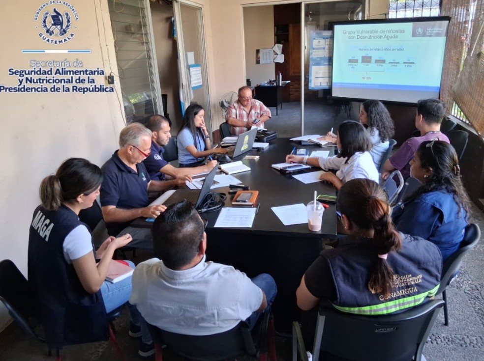 Codesan fortalece coordinación interinstitucional para la seguridad alimentaria y nutricional en Retalhuleu