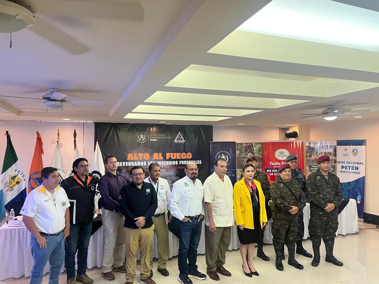 Aeropuerto Mundo Maya participa en la presentación del Plan de Prevención de Incendios Forestales