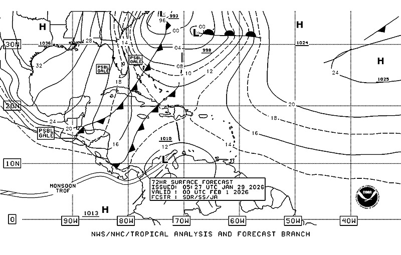 Decimoprimer frente frío ingresará el domingo al país