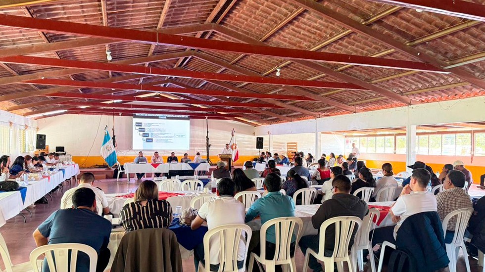 Siguen con el fortalecimiento de las acciones para llevar desarrollo a Baja Verapaz