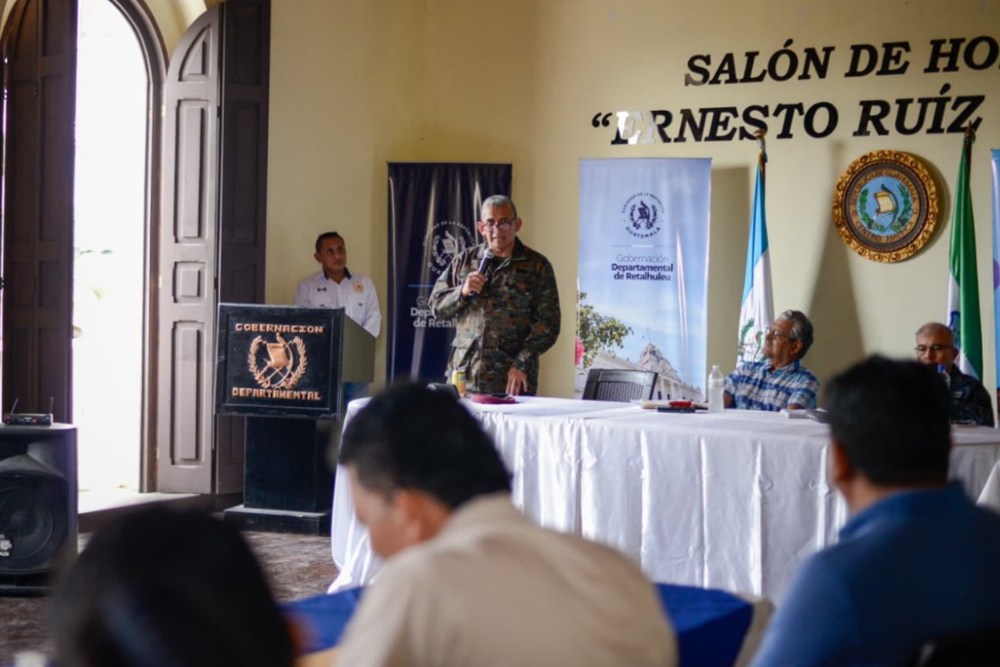 Mesa de Seguridad da seguimiento a acciones para la prevención de delitos en Retalhuleu