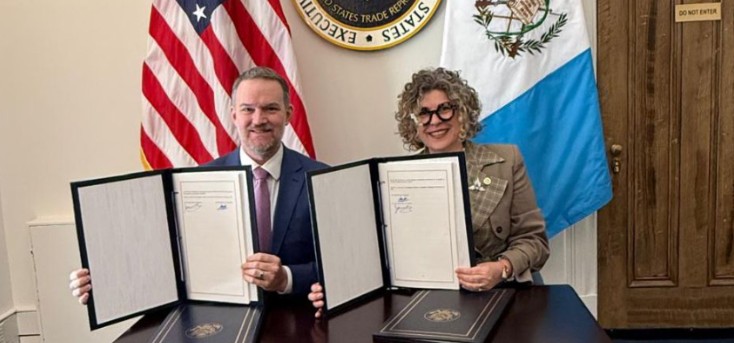 Guatemala y EE. UU. firman acuerdo para que productos guatemaltecos entren con arancel de 0%