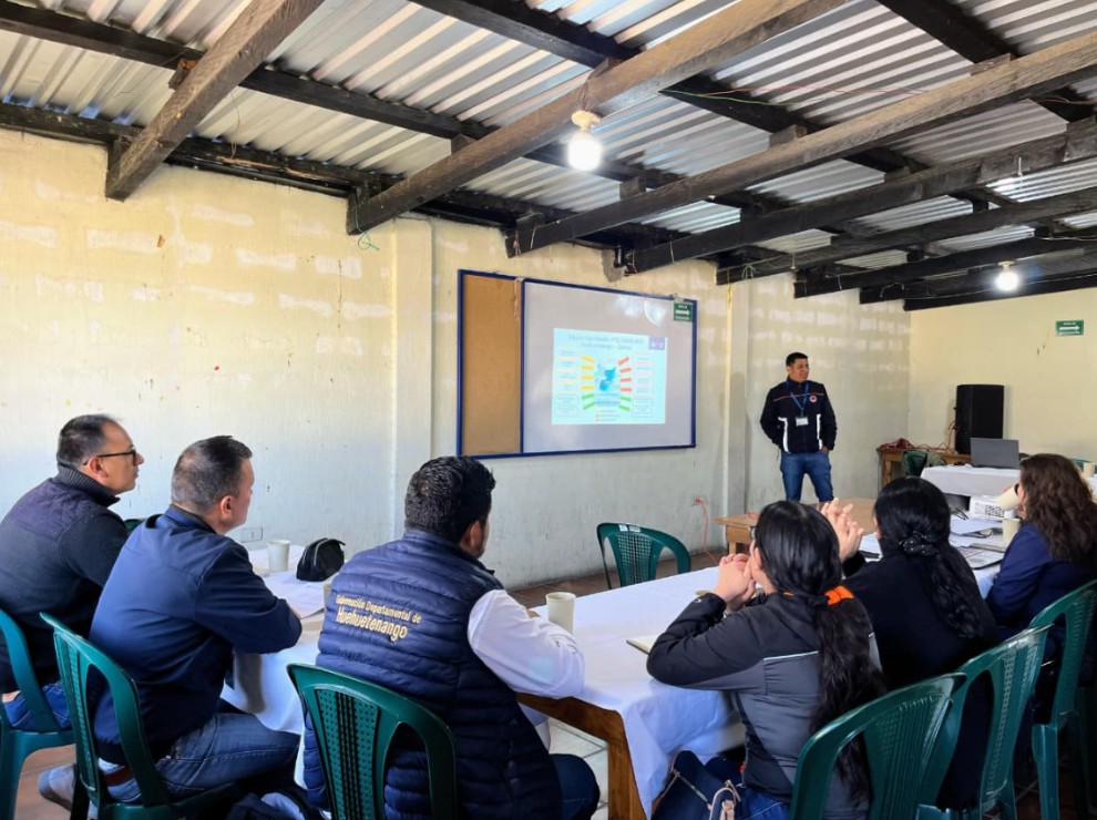 Huehuetenango prepara V Reunión de la Plataforma Territorial de Diálogo y Simulacro Nacional de Sismo