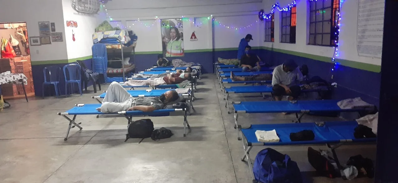 Suman 20 los albergues habilitados en el país por la época de frío