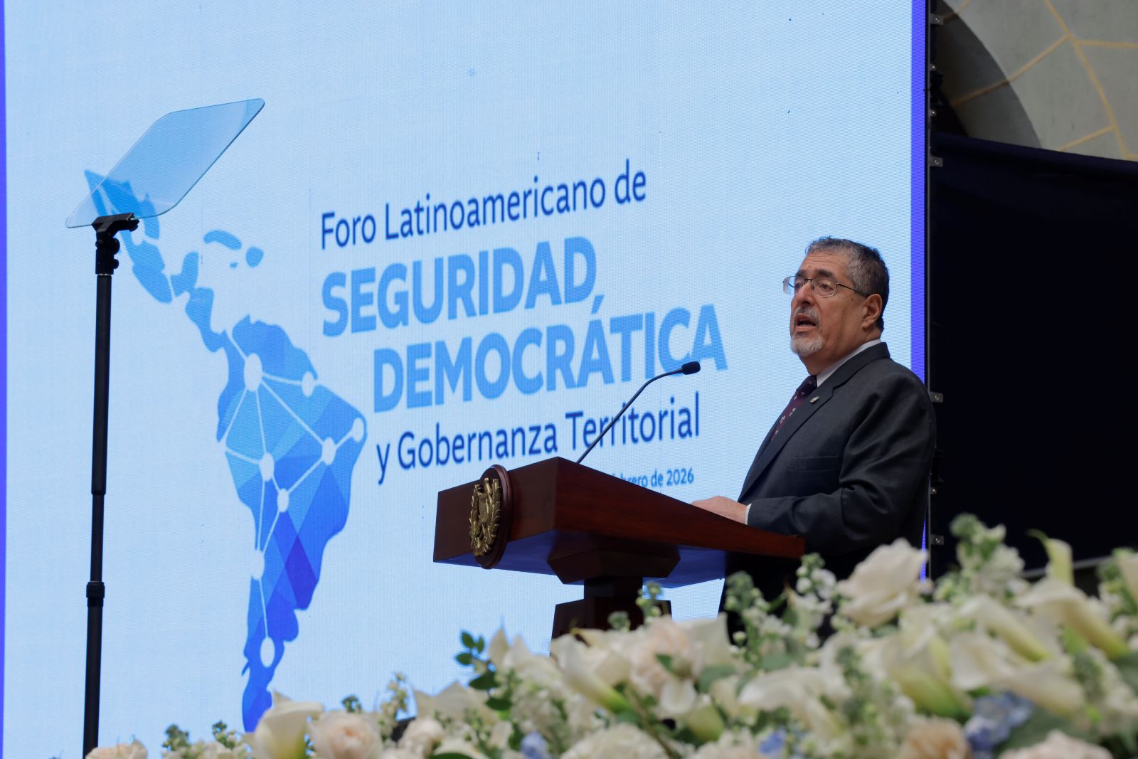 Presidente Arévalo: “Democracia requiere de políticas de seguridad efectivas”