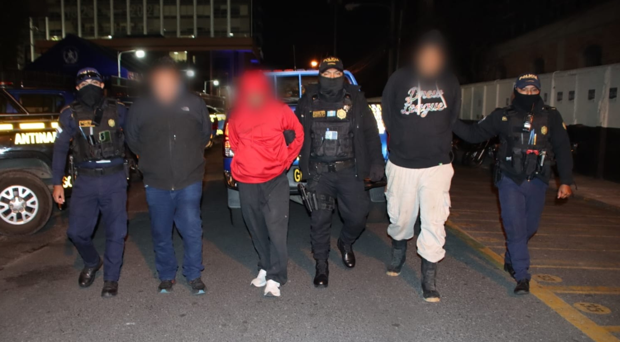 Capturan a taxista pirata señalado de distribuir droga en zonas 10 y 14