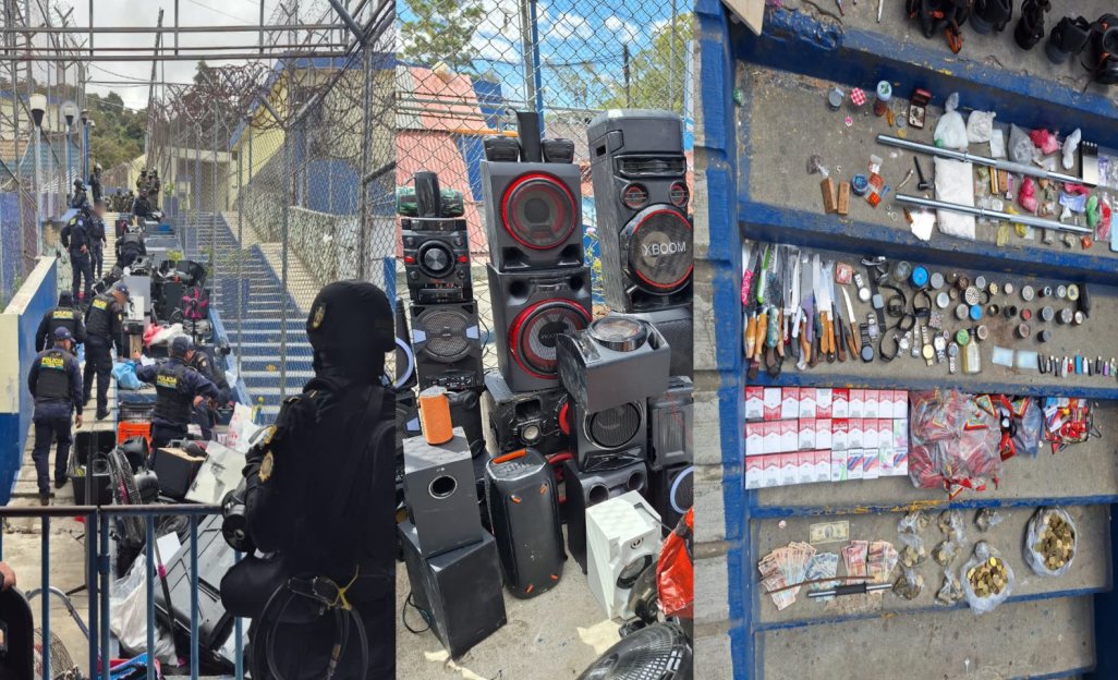 Requisa en Preventivo de zona 18: más de 300 televisiones, equipos de sonido y animales decomisados