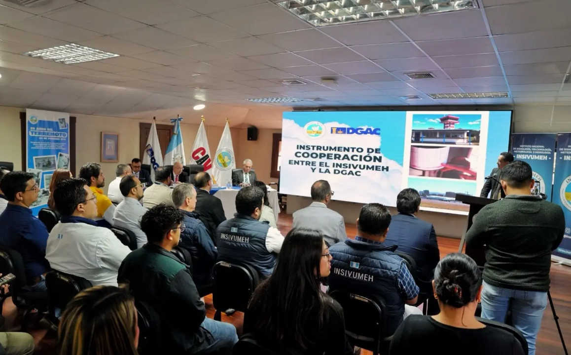 Insivumeh y DGAC firman acuerdo de cooperación para garantizar operaciones aéreas más seguras