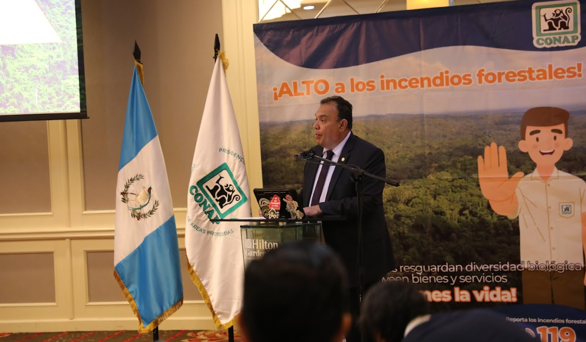 Conap activa alianza ante la llegada de la época seca y los incendios forestales