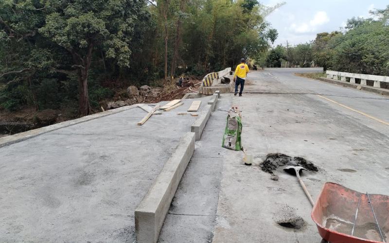 CIV está por finalizar trabajos en el puente Cantel