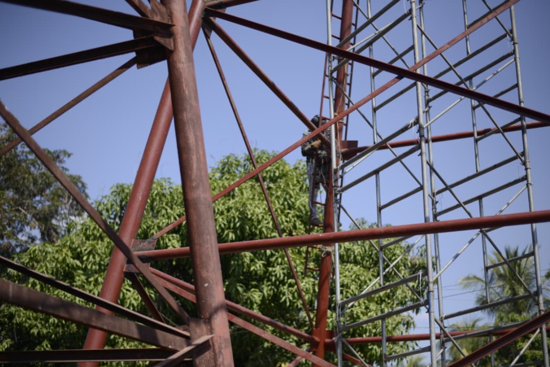 Supervisan proyecto de mejoramiento del sistema de agua potable en Champerico