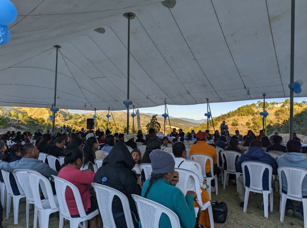 Inauguran sistema de agua potable en Cantón Buena Vista, Aldea Xetenam Huehuetenango.