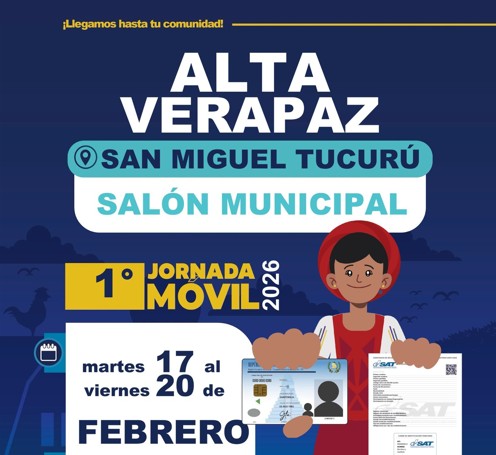 Avanza jornada móvil de servicios integrados en San Miguel Tucurú, Alta Verapaz