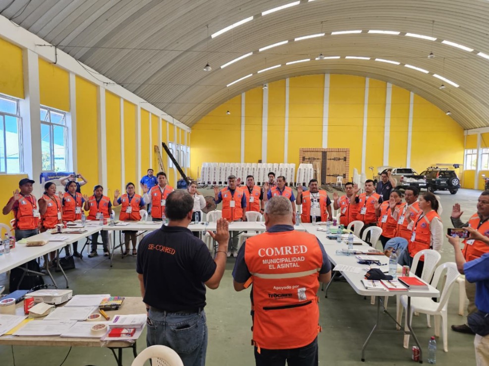 El Asintal fortalece su organización ante emergencias con acreditación oficial de la Comred