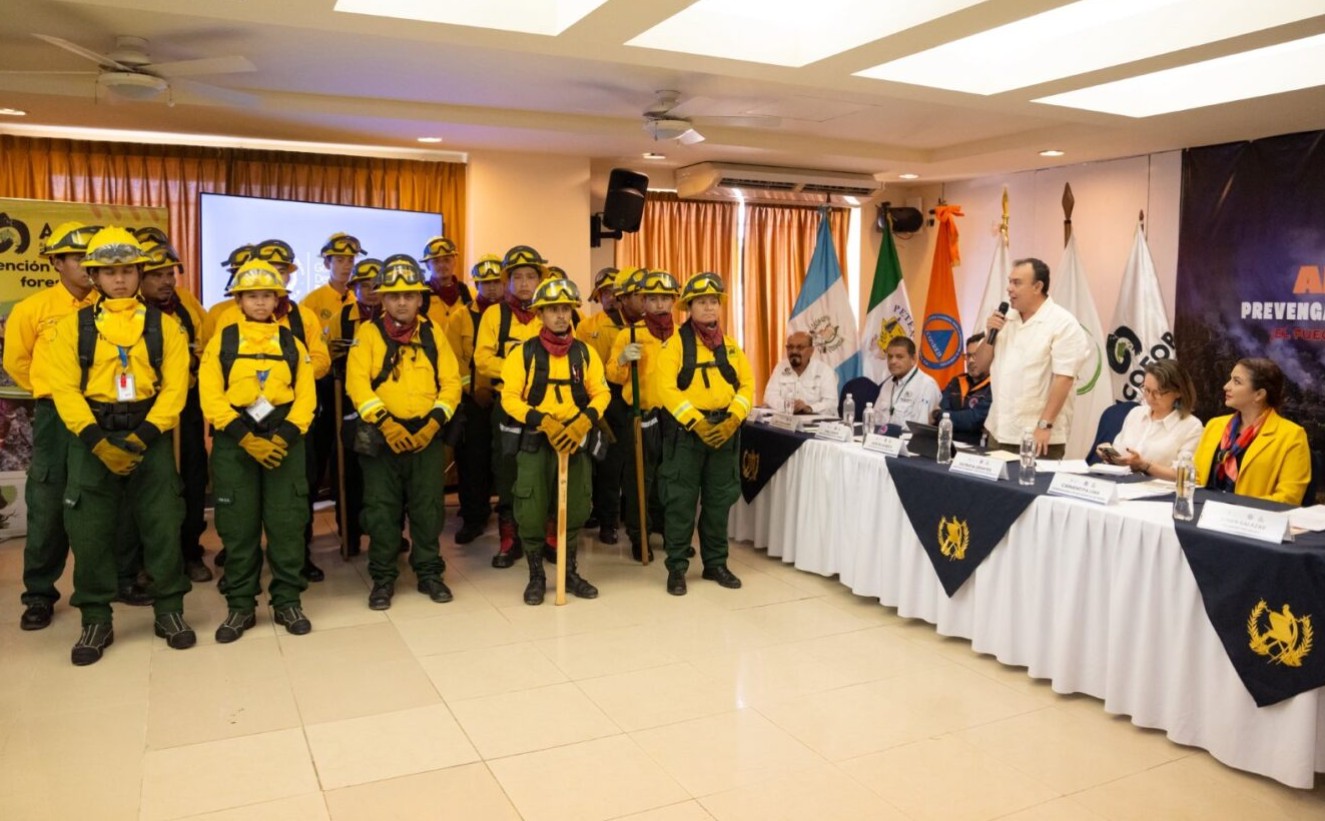 Lanzan campaña de preparación y respuesta ante incendios forestales en Petén