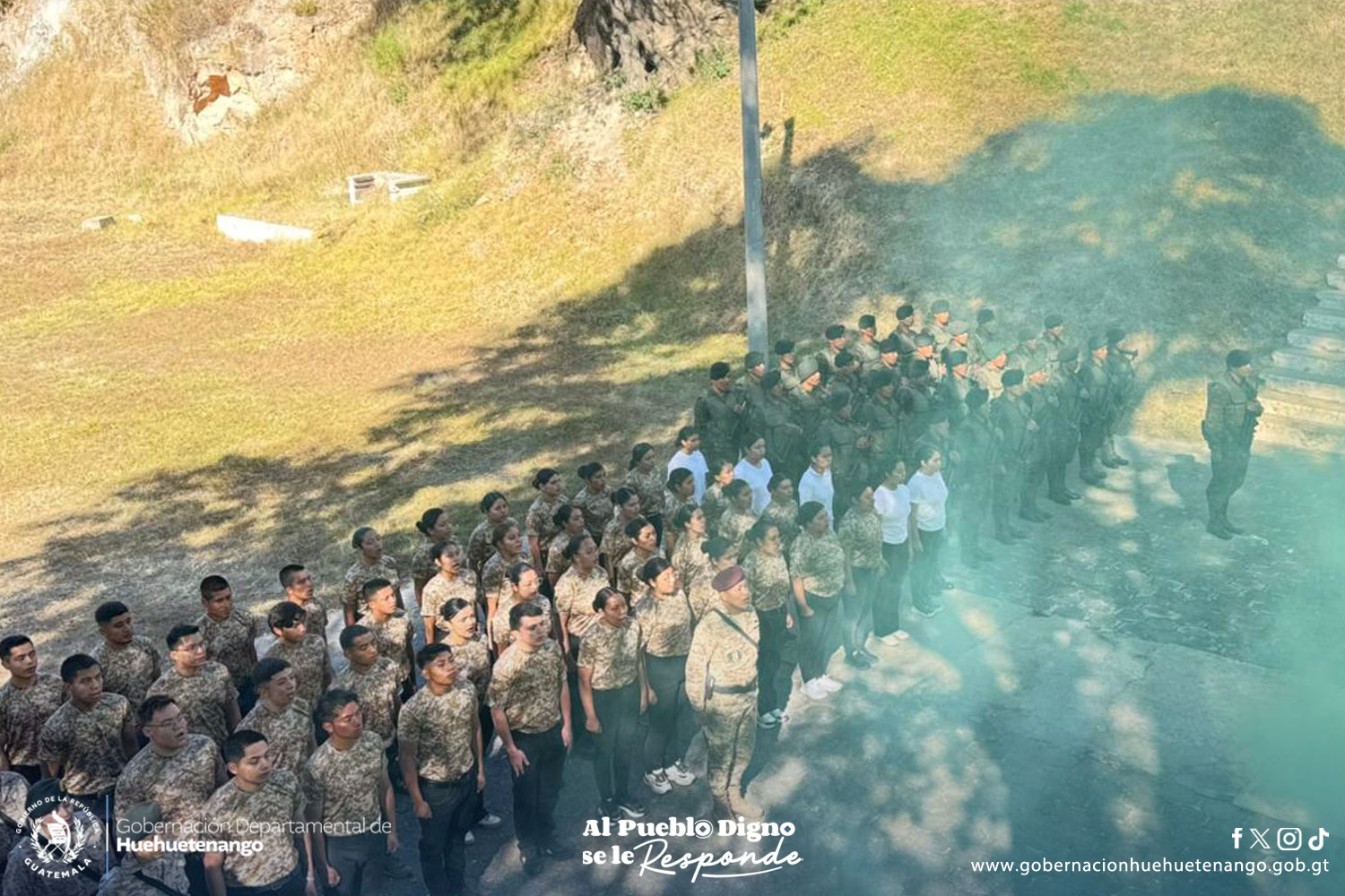 Inauguran ciclo de entrenamiento 2026 de Reservas Militares de Huehuetenango