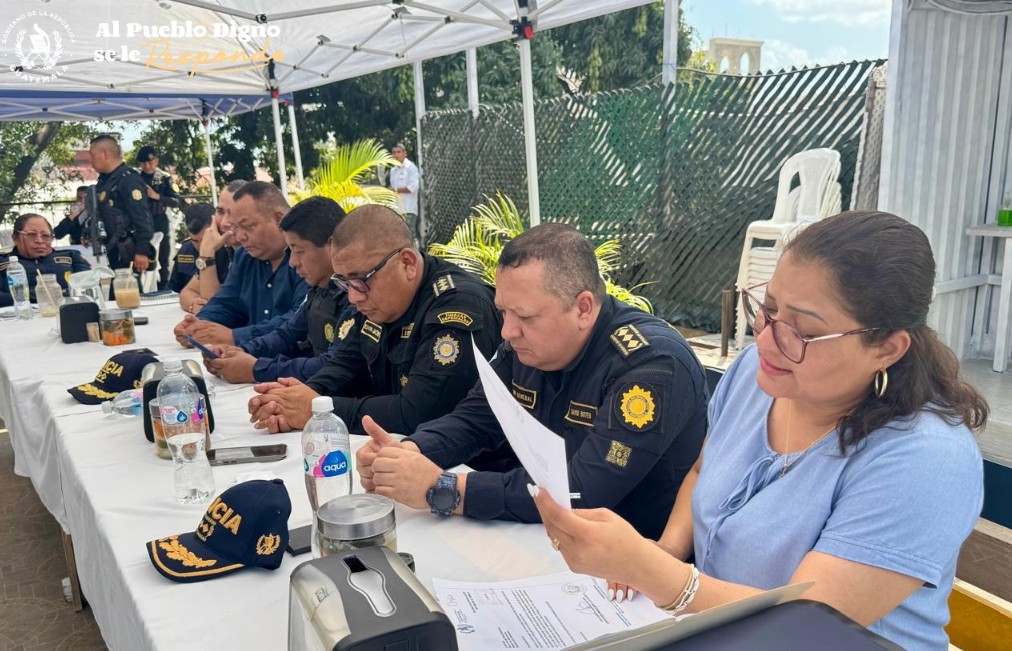 Autoridades evalúan resultados del Plan Centinela en Escuintla