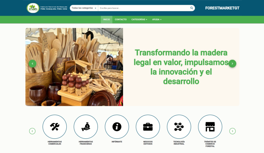 Inab presentó la plataforma digital ForestMarketGT, un hito en la modernización del sector forestal