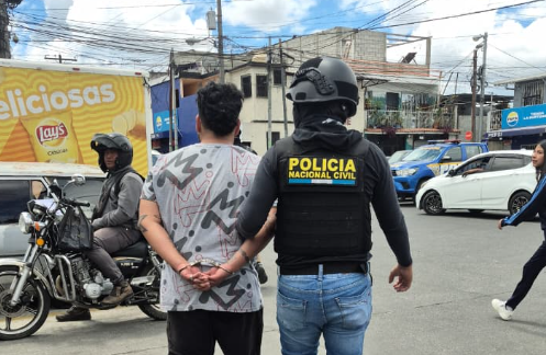 PNC registra capturas de presuntos pandilleros y extorsionistas