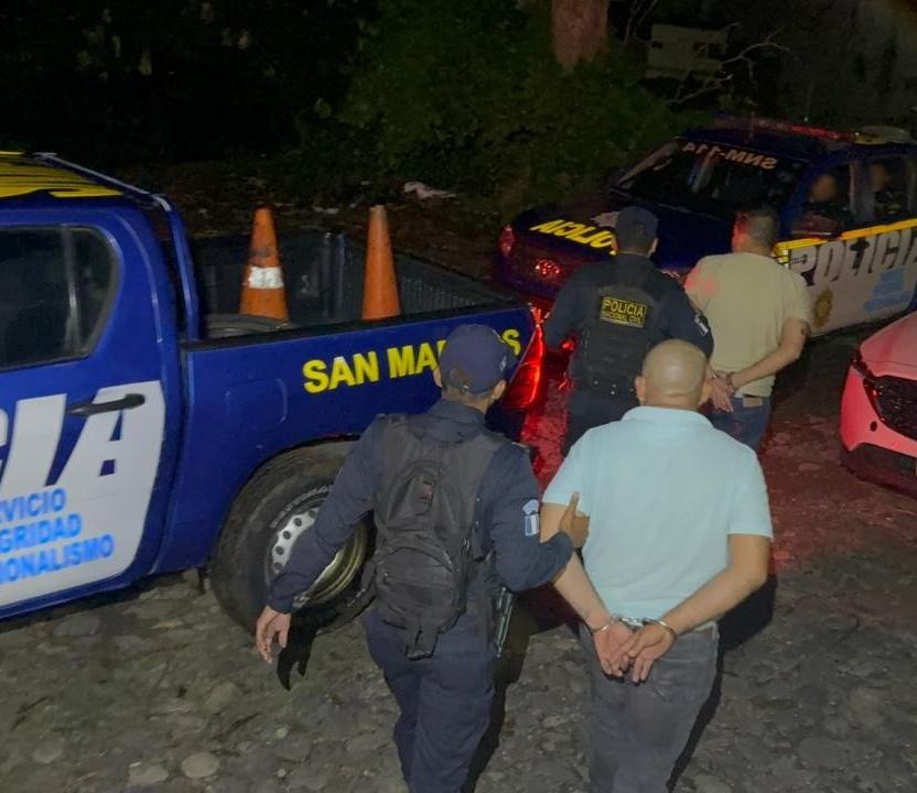 PNC captura a siete presuntos implicados en desaparición de seis personas en San Marcos