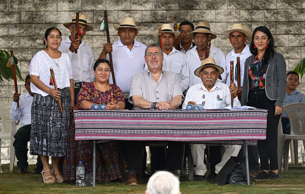 Presidente: “Esta firma es posible gracias al diálogo que tenemos con las autoridades ancestrales”