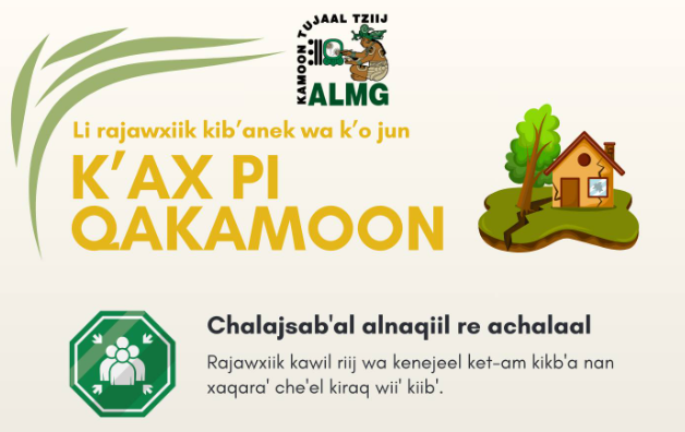 ALMG promueve una cultura de prevención inclusiva con infografías en idioma sakapulteko