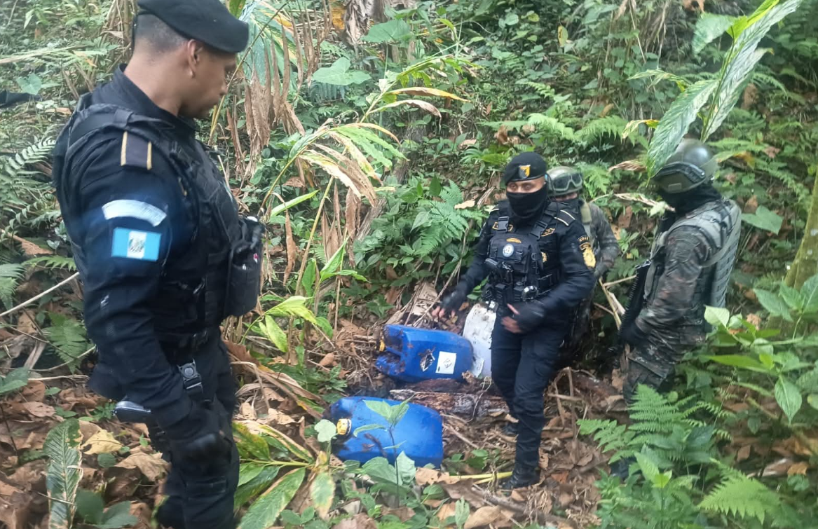 PNC localiza posible narcolaboratorio en Quiché