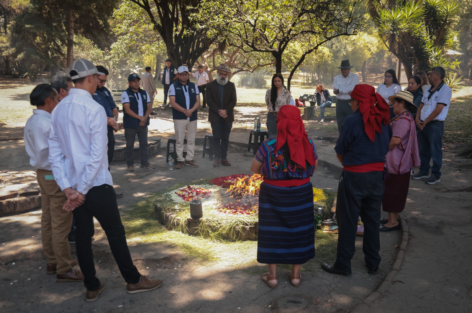 Ceremonia ancestral en Kaminaljuyu acompaña inicio de gestión del ministro de Cultura