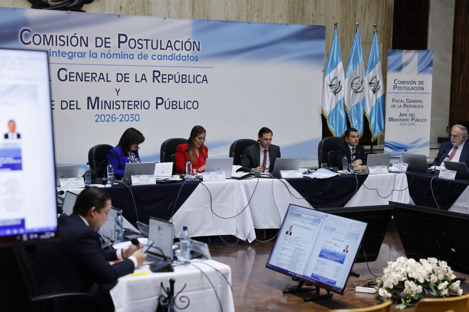 Estos son los seis aspirantes de la lista para fiscal general 2026-2030