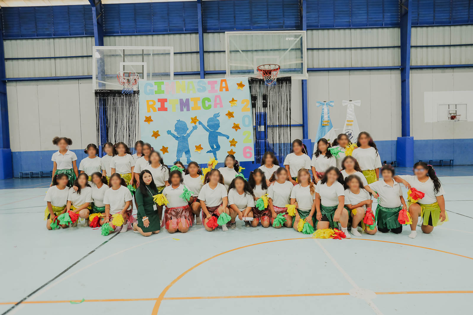 Más de 300 niñas, niños y adolescentes mostraron su talento y corazón en el primer encuentro de gimnasia rítmica