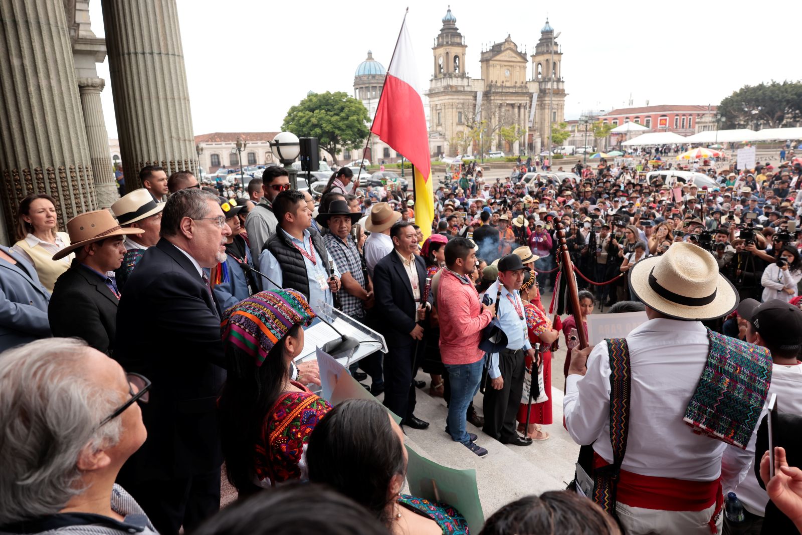 Presidente Arévalo: “El pueblo se ha enfrentado valientemente a las fuerzas de la impunidad y de la corrupción”