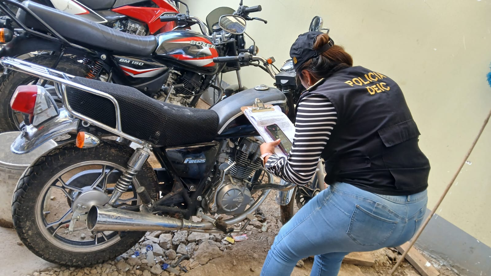PNC consigna más de 12 mil motocicletas en lo que va del año en operativos a nivel nacional