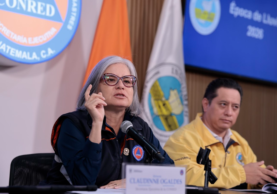 Conred se prepara ante emergencias por la temporada de lluvias 2026