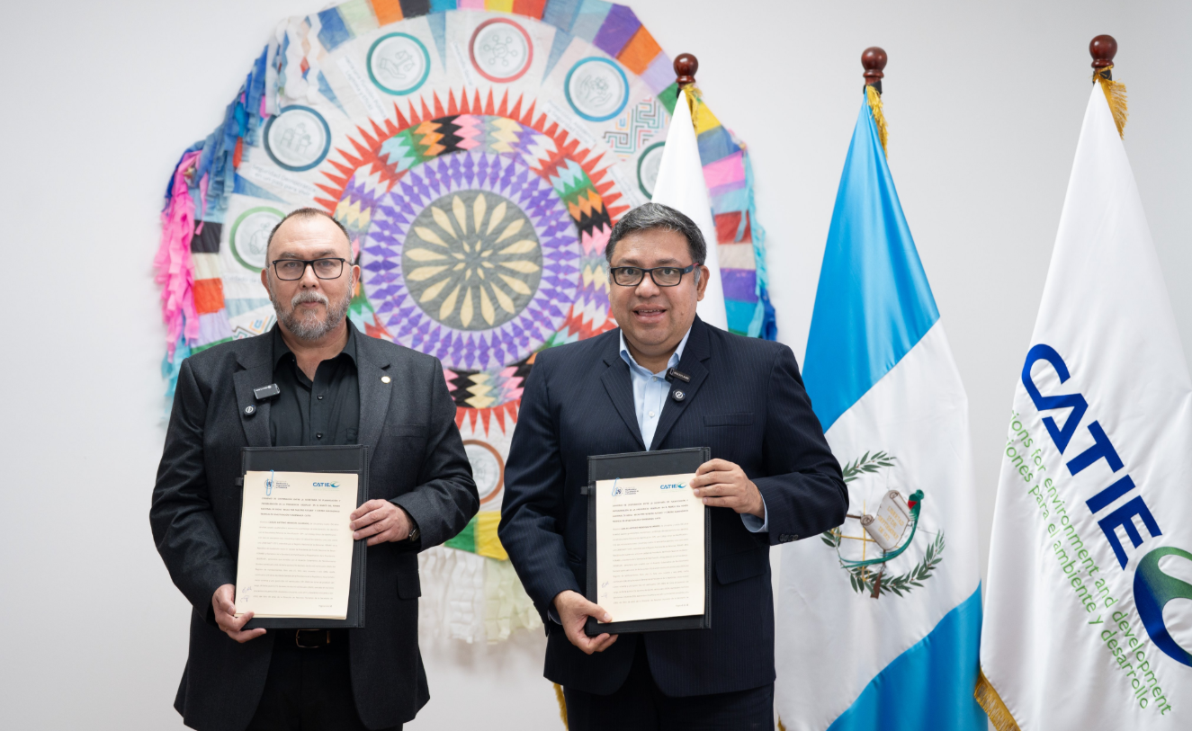 Segeplan y CATIE acuerdan impulsar educación especializada superior para guatemaltecos