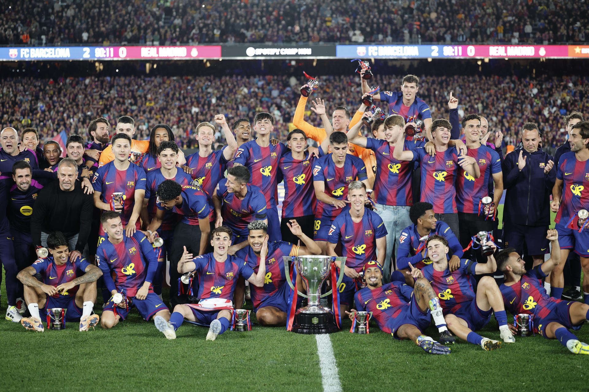 Quiénes son los máximos ganadores de la Liga de España